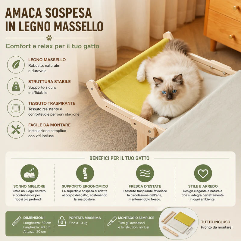 Amaca Gatto da Finestra