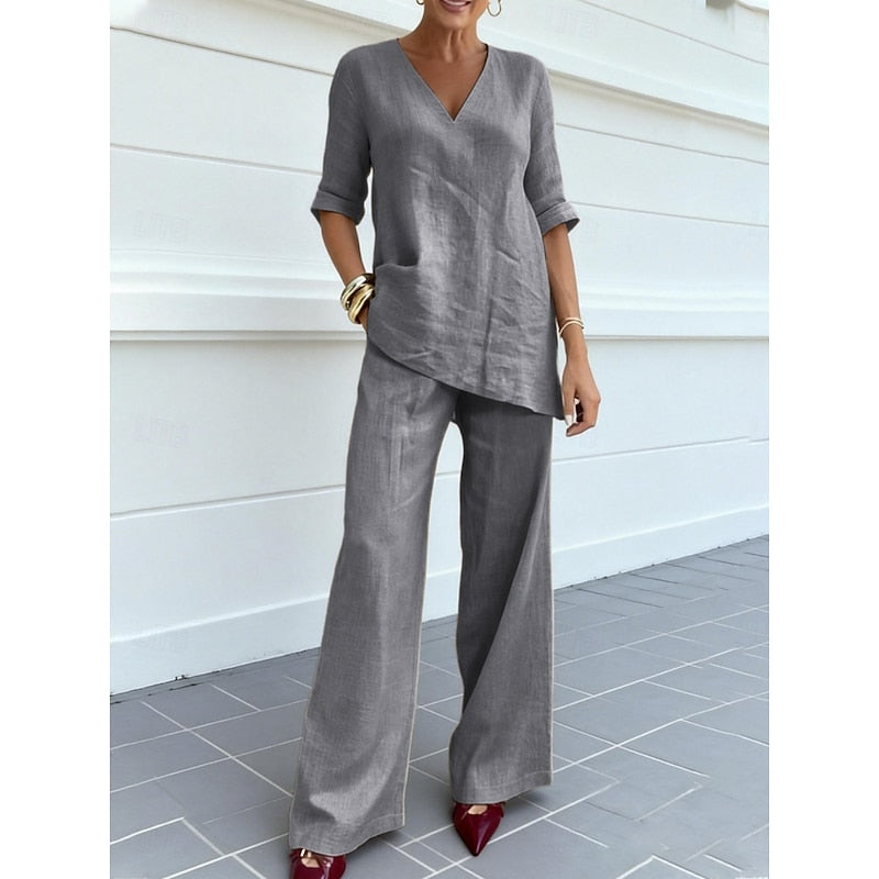 Completo Casual Donna Cotone Leggero